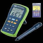 TES-1365 (RS-232) 溫濕度計(jì) 測量范圍:溫度-20℃~60℃(-4℉~140℉),濕度:10%RH~95%RH.分辨率:0.1℃/0.1℉/0.1%RH.準(zhǔn)確度:溫度：±0.5℃,±0.9℉.濕度:±3%RH(25℃時(shí)30~95%RH);±5%RH(25℃時(shí)10~30%RH)雙讀值(%RH及℃/℉)記憶儲存容量達(dá)15001筆.PC RS-232接口及應(yīng)用軟件