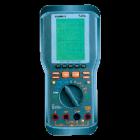 DMM-740A   萬(wàn)用示波表。帶寬：500KHz。取樣率：20M次/秒
 解析度：8Bit。雙通道。最大輸入電壓：1000Vp-p。RS-232C界面供傳輸測(cè)量數(shù)據(jù)及波形 
 
  
 

 