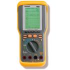 DMM-740  萬(wàn)用示波表。取樣率：20 M/秒。記錄長(zhǎng)度：256 所有模式。取樣 / 刻度：20 點(diǎn)（pixels)。帶寬：1 MHz。解析度：8 Bits。單通道。最大輸入電壓：1000 Vp-p
 
 

 

 