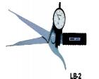 LB-2 針盤式內(nèi)測(cè)卡規(guī) 測(cè)量范圍:10-90MM,最小讀數(shù):0.1MM.測(cè)量喉深:180MM,測(cè)頭高度:2MM