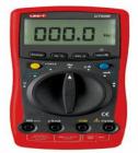 UT60B 數字萬用表 直流電壓:400mV-1000V;交流電壓:4V-750V;交流頻寬:40Hz-400Hz;直流電流:400mA-10A;交流電流:400mA-10A;電阻:400W/4kW/40kW/400kW/4MW/40MW;電容:40nF-100mF;頻率:10Hz-10MHz
 
