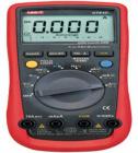 UT61D 數字萬用表 直流電壓:60.00 mV-1000V;交流電壓測試:60.00 mV -750V;交流電流測試：600.0μA- 10.00A；直流電流測試：600.0μA-10.00A；電阻測試：600.0Ω-60.00 MΩ；電容：40.00nF-4000μF；頻率：10Hz～10MHZ
 
