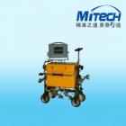 詳細(xì)信息
GCT-8型數(shù)字鋼軌探傷儀簡介
GCT-8型鋼軌超聲波探傷儀，是我所最近研制的新一代數(shù)字化手推車式鋼軌超聲波探傷設(shè)備。適宜于探測國產(chǎn)、
進(jìn)口的鋼軌中的各種缺陷。
該儀器具有８路獨(dú)立的發(fā)射、接收通道，其中7個通道用于鋼軌探傷，1個通道用于校對傷損或作為焊縫探傷儀、
use，一臺探傷儀可同時獲得鋼軌探傷、焊縫探傷功能，具有 非常高高的性能價格比。 
本儀器在鋼軌探傷儀中首創(chuàng)了B型顯示功能，真正實(shí)現(xiàn)直觀易懂的超聲波探傷；本儀器同時具有波形記憶、本機(jī)直
接回放或通過U盤將存貯的探傷數(shù)據(jù)傳遞到微機(jī)回放功能，并具有自動記錄探傷作業(yè)參數(shù)（黑匣子）功能，實(shí)現(xiàn)了
探傷作業(yè)的微機(jī)化管理；另外儀器還具有探傷靈敏度自動控制、探頭自動檢測功能，有效地保證探傷質(zhì)量，防止
漏探事故。該儀器執(zhí)行TB/T 2340-2000《多通道Ａ型顯示鋼軌超聲波探傷儀技術(shù)條件》
