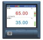 VX6000R 12路萬(wàn)能輸入彩屏無(wú)紙記錄儀，可輸入標(biāo)準(zhǔn)電流、標(biāo)準(zhǔn)電壓、頻率、毫伏、熱電偶、熱電阻等信號(hào)。具有傳感器隔離配電輸出、繼電器報(bào)警輸出、變送輸出、流量積算、溫壓補(bǔ)償、歷史數(shù)據(jù)轉(zhuǎn)存、打印以及遠(yuǎn)程通訊功能。

